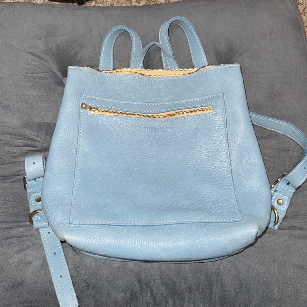 Portland Leather Goods Tote Backpack in Dream